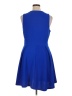 Attention Solid Blue Cocktail Dress Size XL - photo 2