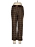 Per Se Plaid Brown Casual Pants Size 6 - photo 2