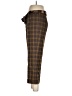 Per Se Plaid Brown Casual Pants Size 6 - photo 5