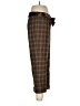 Per Se Plaid Brown Casual Pants Size 6 - photo 4