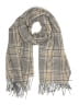 Liz Claiborne 100% Polyester Plaid Gray Scarf One size - photo 1