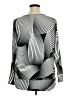 Thalia Sodi Silver Long Sleeve Blouse Size XL - photo 2
