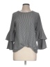 Bold Elements Gray 3/4 Sleeve Top Size L - photo 1