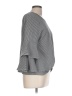 Bold Elements Gray 3/4 Sleeve Top Size L - photo 4