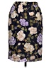 Worthington 100% Polyester Floral Purple Formal Skirt Size 10 Petite - photo 1