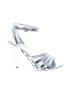MICHAEL Michael Kors 100% Leather Silver Sandals Size 5 1/2 - photo 1