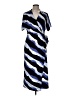 Nine West Stripes Blue Casual Dress Size M - photo 1