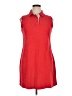 White Stag 100% Cotton Red Sleeveless Button-Down Shirt Size XL - photo 1