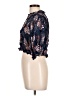 Zara Blue Short Sleeve Blouse Size L - photo 5