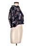 Zara Blue Short Sleeve Blouse Size L - photo 4