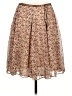 Ann Taylor Paisley Tan Casual Skirt Size 10 Petite - photo 1