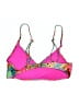 Hurley Print Green Swimsuit Top Size L - photo 2