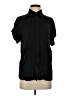 7 For All Mankind Black Short Sleeve Blouse Size XS - photo 1