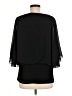 Coco Bianco 100% Polyester Black 3/4 Sleeve Blouse Size M - photo 2
