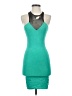 Bebe Color Block Teal Green Cocktail Dress Size S - photo 1