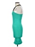 Bebe Color Block Teal Green Cocktail Dress Size S - photo 5