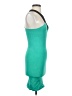 Bebe Color Block Teal Green Cocktail Dress Size S - photo 4