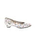 Soft Style Floral White Heels Size 9 - photo 1