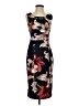 En Focus Studio Print Black Cocktail Dress Size 4 - photo 1