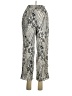 Paper Crane 100% Rayon Animal Print Silver Casual Pants Size L - photo 2