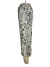 Paper Crane 100% Rayon Animal Print Silver Casual Pants Size L - photo 5