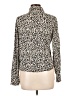 Love Notes 100% Rayon Animal Print Ivory Long Sleeve Blouse Size L - photo 2