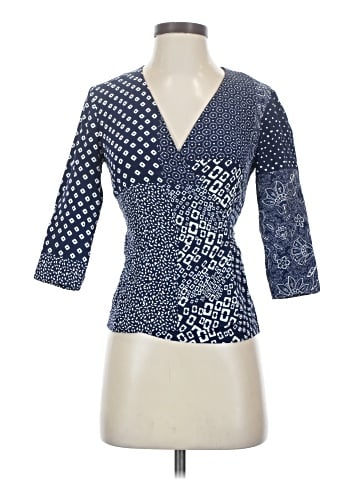 Diane von Furstenberg 3/4 Sleeve Silk Top (view 1)