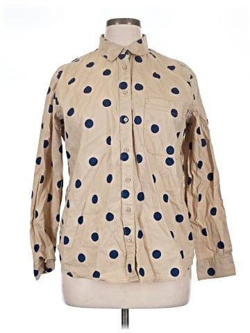 St. John's Bay Long Sleeve Button-Down Shirt (view 1)