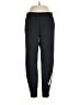 Nike 100% Polyester Black Track Pants Size L - photo 1