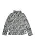Gymboree 100% Cotton Animal Print Silver Long Sleeve Blouse Size 7 - photo 1
