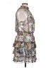 MSK Paisley Gray Cocktail Dress Size XL - photo 4