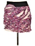 Express Floral Purple Casual Skirt Size L - photo 1