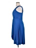 Gidani Solid Blue Cocktail Dress Size XL - photo 5