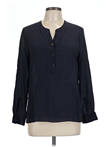 Banana Republic Long Sleeve Silk Top (view 1)