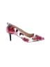 Nine West Floral Pink Heels Size 9 1/2 - photo 1