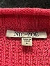 Nic + Zoe Pink Turtleneck Sweater Size L - photo 7