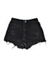 Guess Jeans Hearts Black Denim Shorts Size 26 waist - photo 1