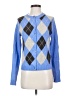Kimchi Blue Argyle Blue Cardigan Size S - photo 1