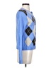 Kimchi Blue Argyle Blue Cardigan Size S - photo 4
