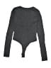 Naked Wardrobe Gray Bodysuit Size S - photo 2