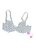 Freya Stripes White Swimsuit Top Size M - photo 1