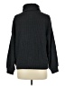 Gap Solid Black Turtleneck Sweater Size Med Petite - photo 2