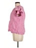 Dylan 100% Cotton Pink Short Sleeve Blouse Size M - photo 5