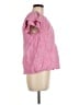 Dylan 100% Cotton Pink Short Sleeve Blouse Size M - photo 4
