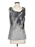Coldwater Creek Silver Sleeveless Top Size S - photo 1