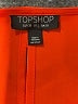 Topshop 100% Polyester Solid Red Cocktail Dress Size 6 - photo 7
