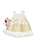 Nannette 100% Polyester Ivory Dress 9-12 MO / 12 MO - photo 2