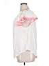 Solitaire 100% Rayon White Short Sleeve Blouse Size XL - photo 5