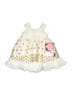 Nannette 100% Polyester Ivory Dress 9-12 MO / 12 MO - photo 1