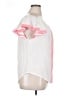 Solitaire 100% Rayon White Short Sleeve Blouse Size XL - photo 4